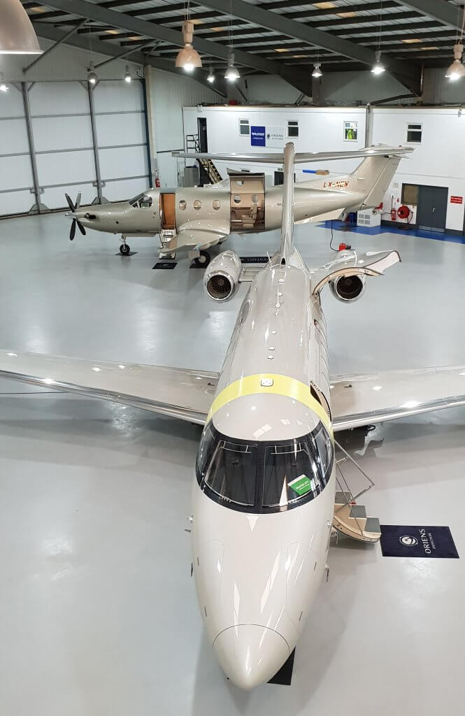 Oriens Aviation and London Biggin Hill Airport welcome Jetfly’s new Pilatus PC-24